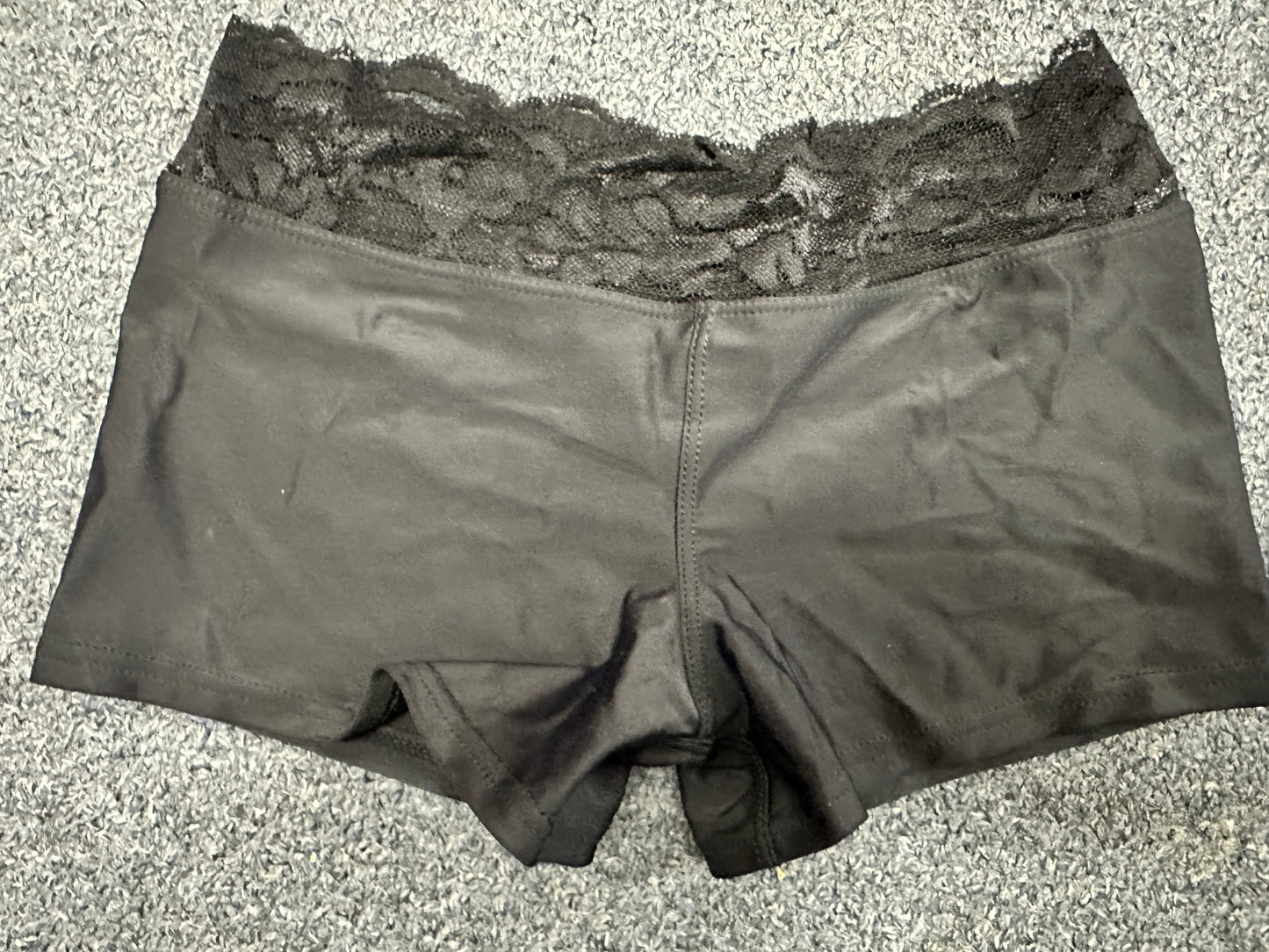 New Shorts Heart &Soul DA510 Black Medium Child Lace Waist Ballet Tap Jazz