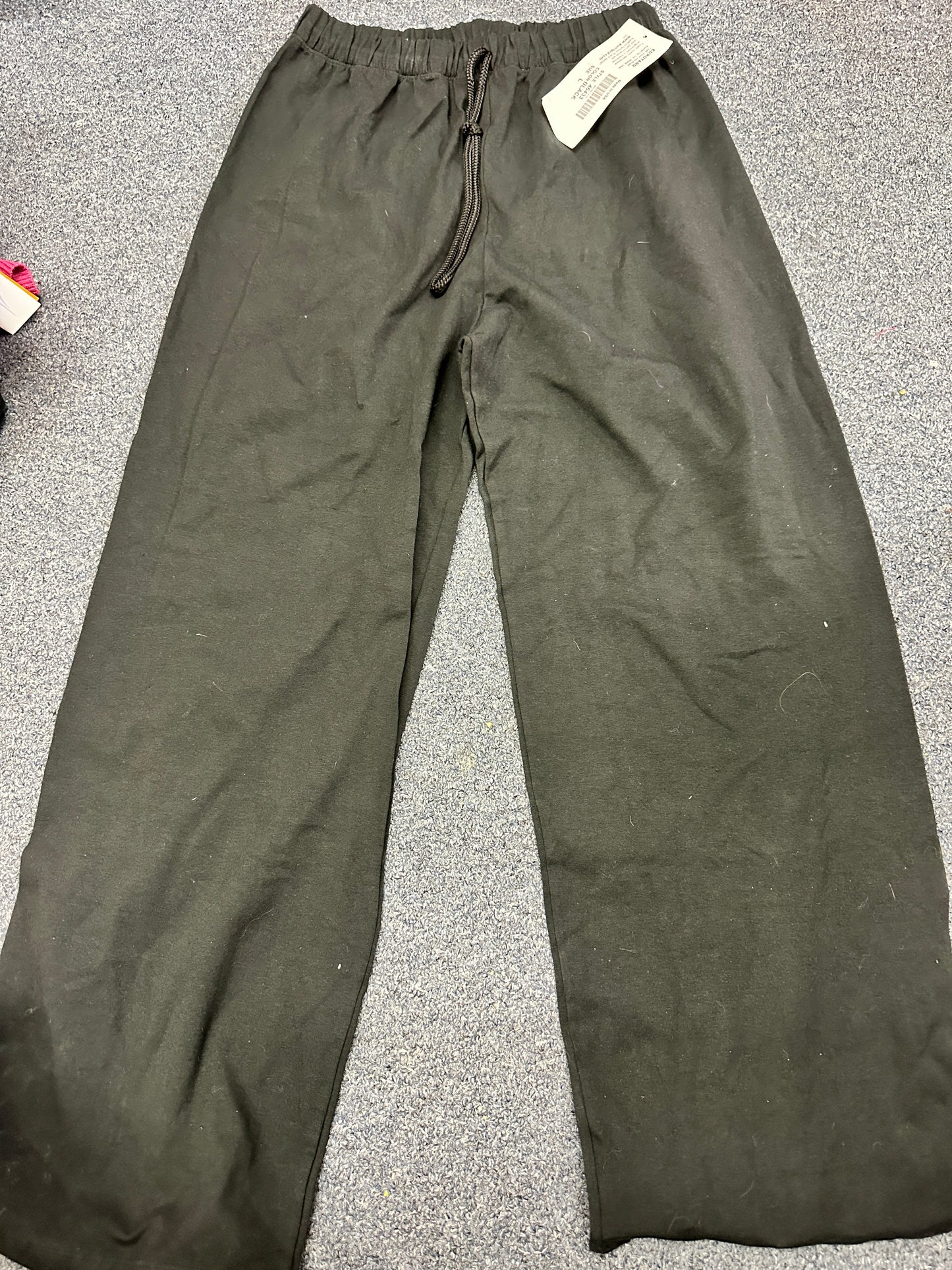 New Pants Eurotard 46433 Black Baggie Large Adult Jazz Tap Hip Hop