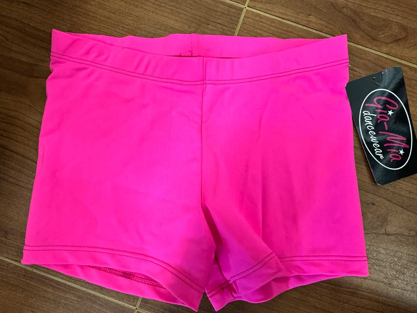 New Shorts Gia-Mia Black XS and Small Child Lycra Ballet Tap Jazz