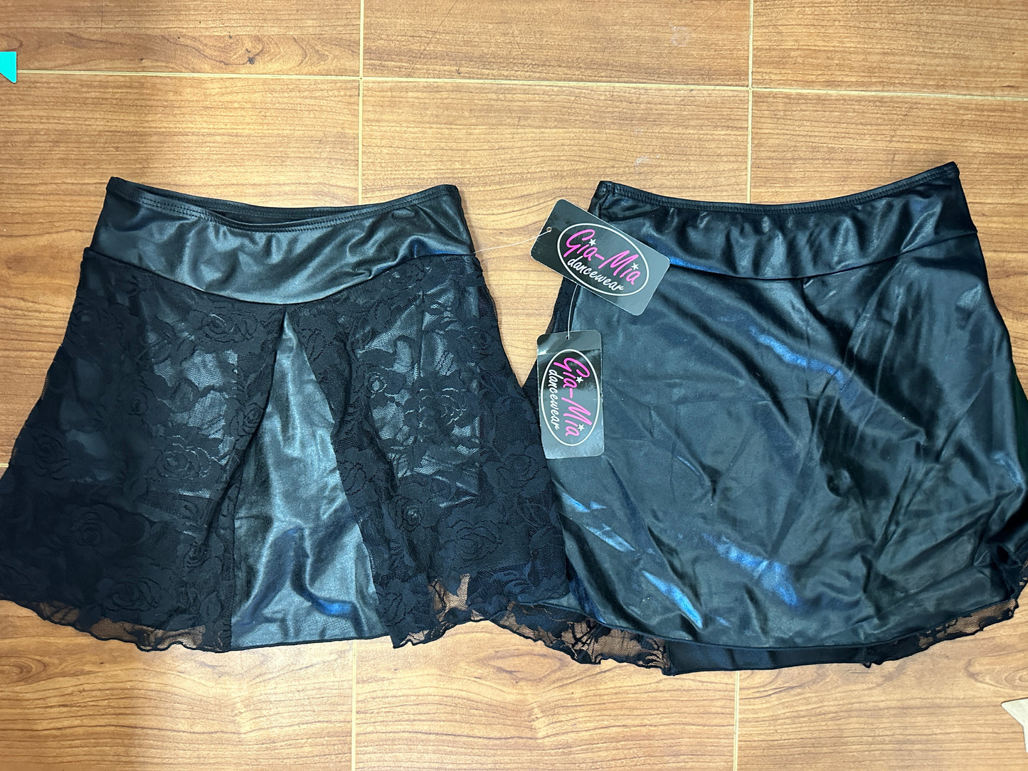 New Skirt Gia-Mia Camo Pleather& Lace Multiple Sizes Hip Hop Clogging Jazz