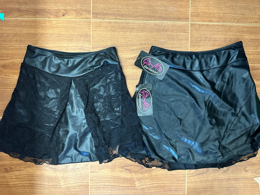 New Skirt Gia-Mia Camo Pleather& Lace Multiple Sizes Hip Hop Clogging Jazz