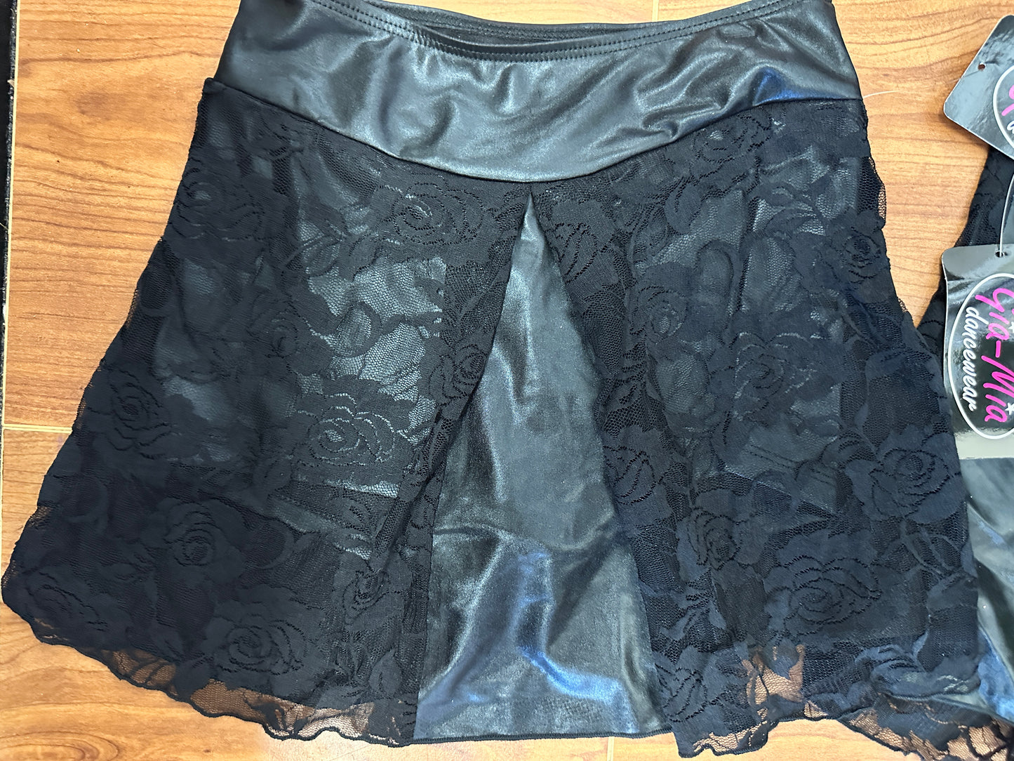New Skirt Gia-Mia Camo Pleather& Lace Multiple Sizes Hip Hop Clogging Jazz