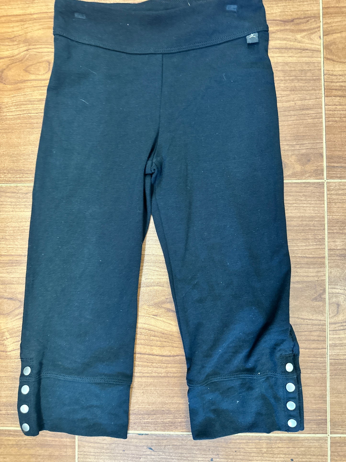 New Crop Pants Danskin Black Medium Child Hip Hop Tap Jazz