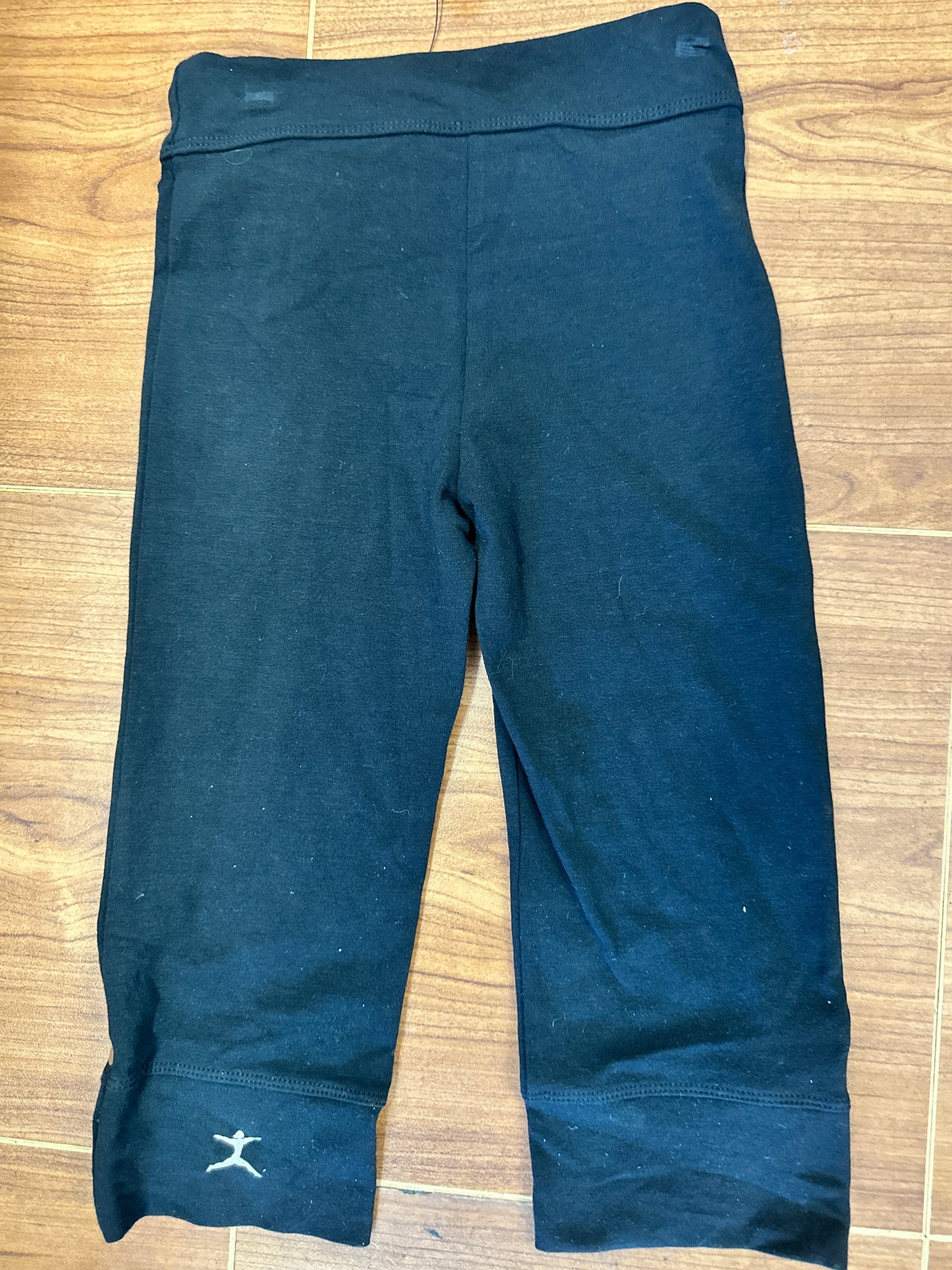 New Crop Pants Danskin Black Medium Child Hip Hop Tap Jazz