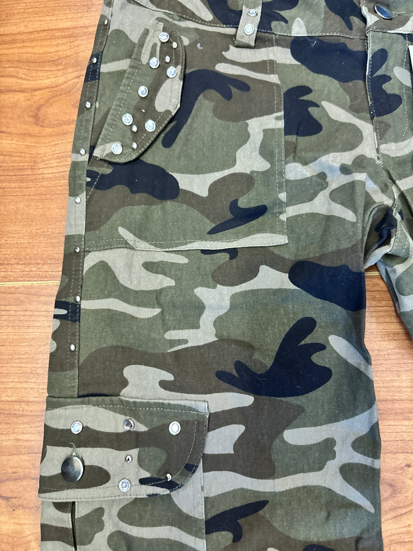 New Pants Gia-Mia G226 Camo Bling Small Adult Hip Hop Clogging Jazz