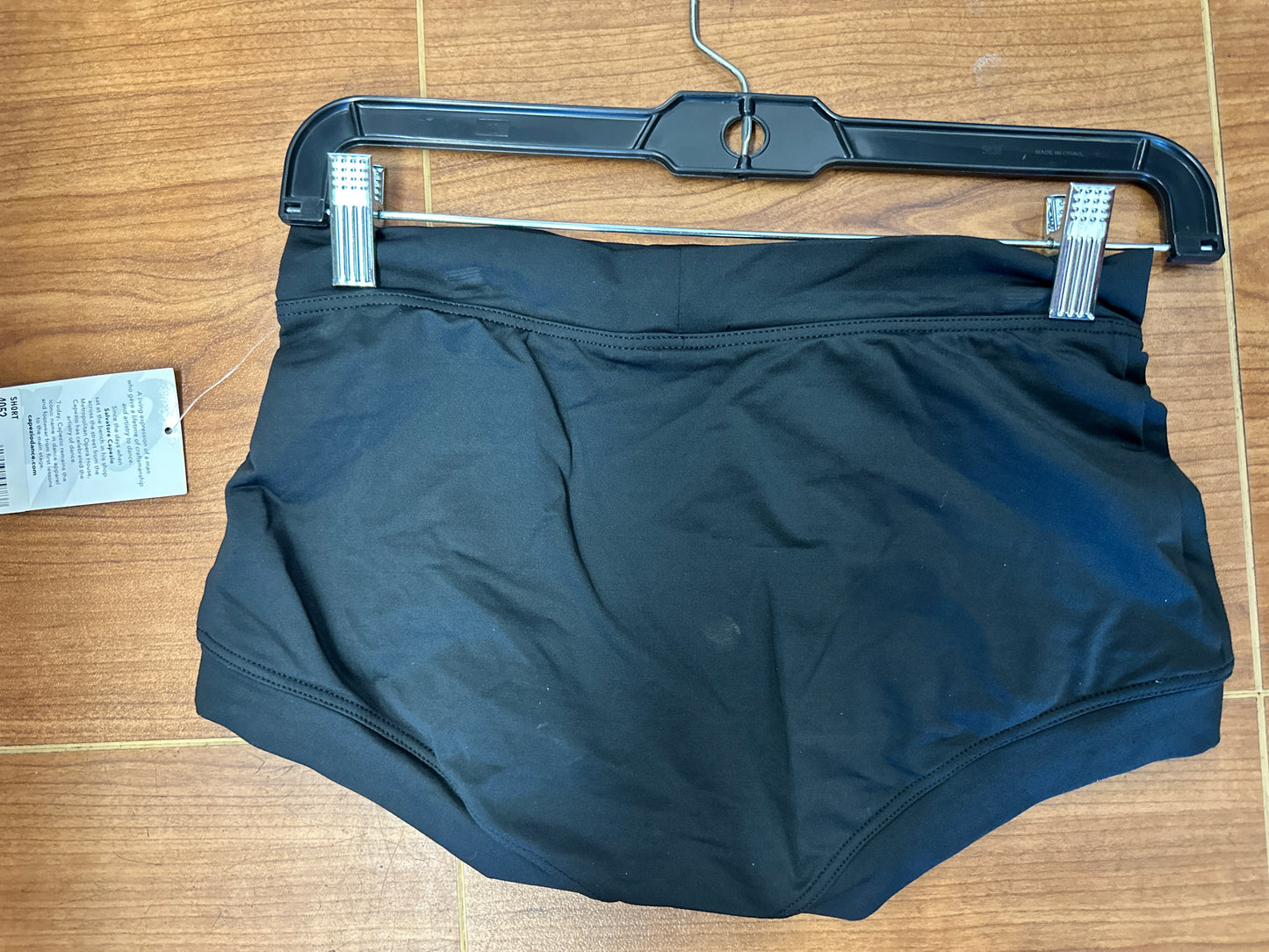 New Shorts Capezio 4052 Medium Adult Black jazz Hip Hop