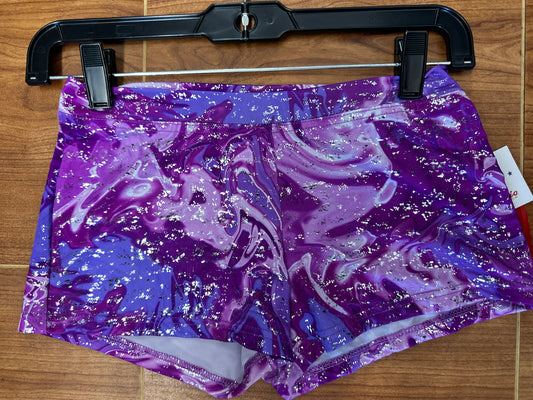 Shorts capezio 9876R Purple Small or Medium Adult jazz Hip Hop