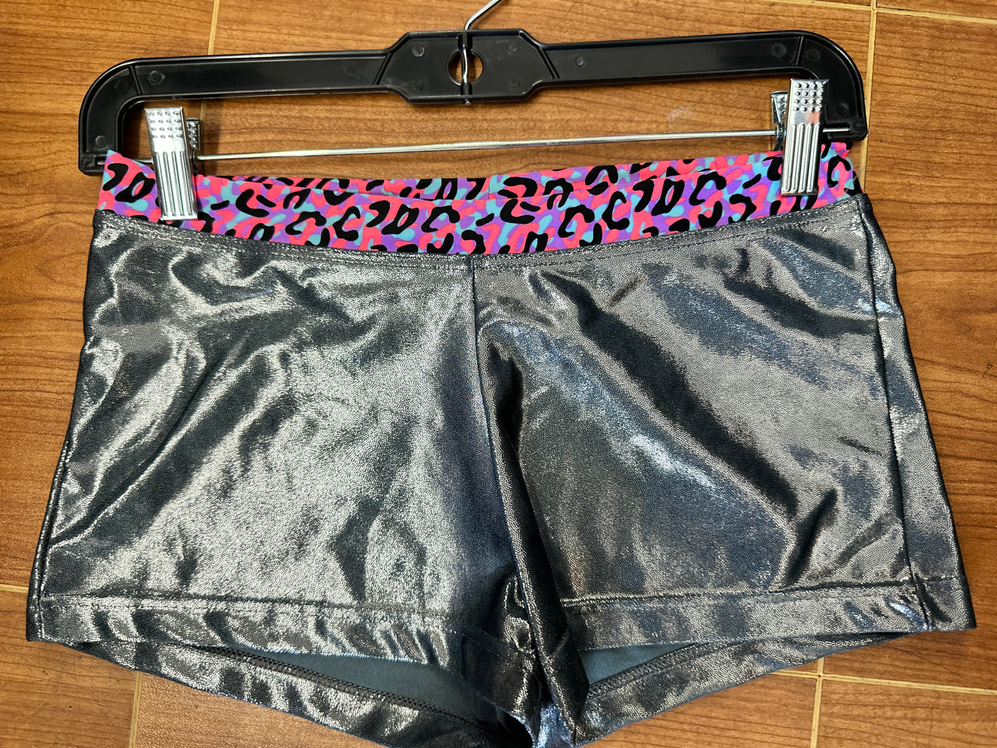 Shorts capezio 9876 Gray Cheetah Heart Medium Adult jazz Hip Hop