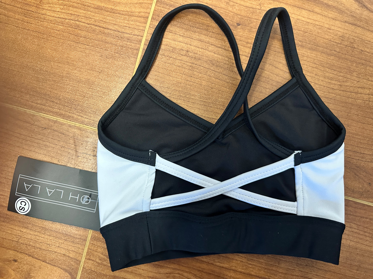 New Top Oh La La Black White Child Small Jazz Cheer Modern