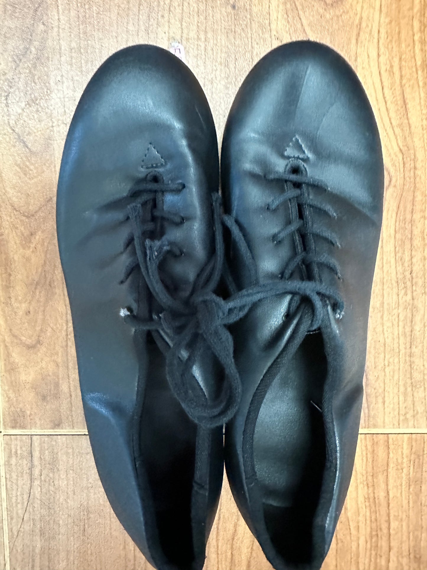 Pre-Owned Tap Shoes SoDanca Adult 5M Oxford Leather Lace Up Student