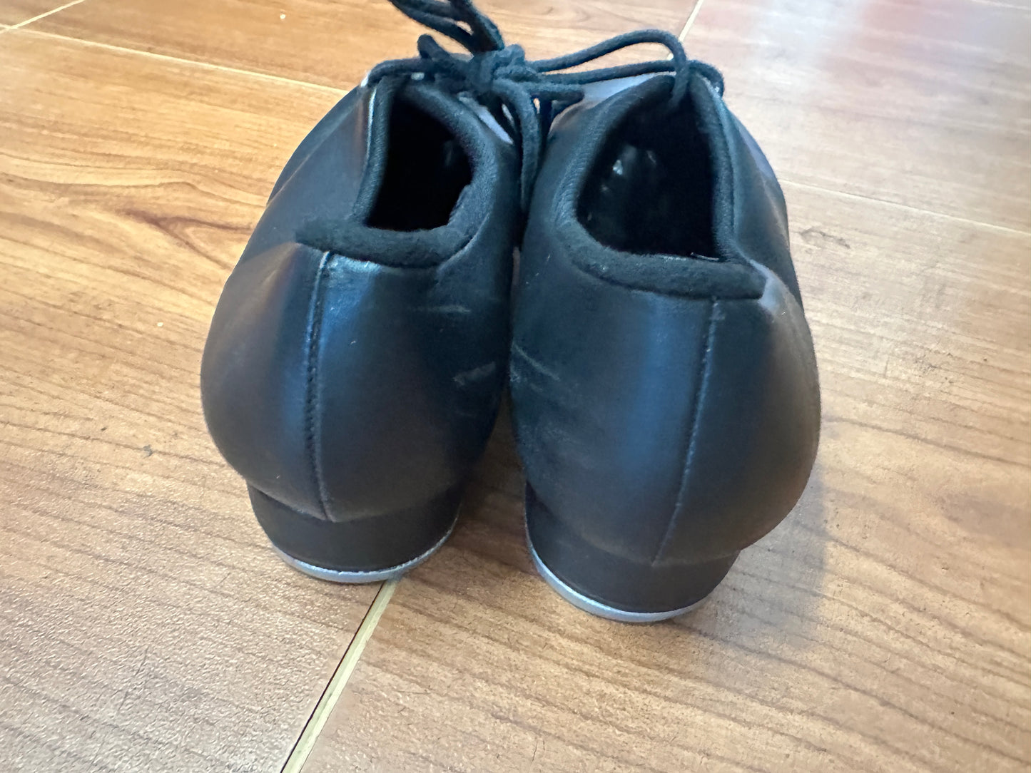 Pre-Owned Tap Shoes SoDanca Adult 5M Oxford Leather Lace Up Student