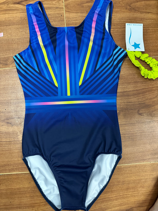 NEW Gymnastics Leotard Destira XS Adult You Glow Girl Tumbling Acro