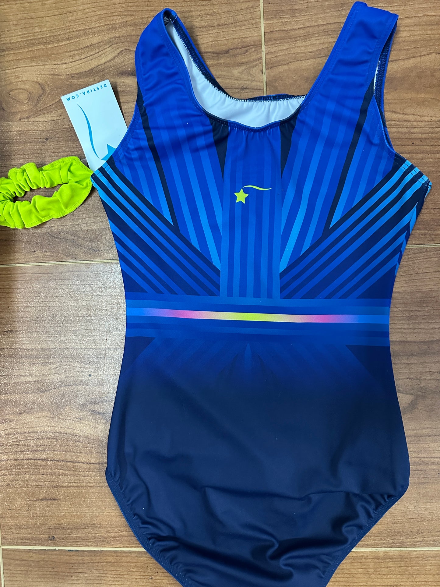 NEW Gymnastics Leotard Destira XS Adult You Glow Girl Tumbling Acro