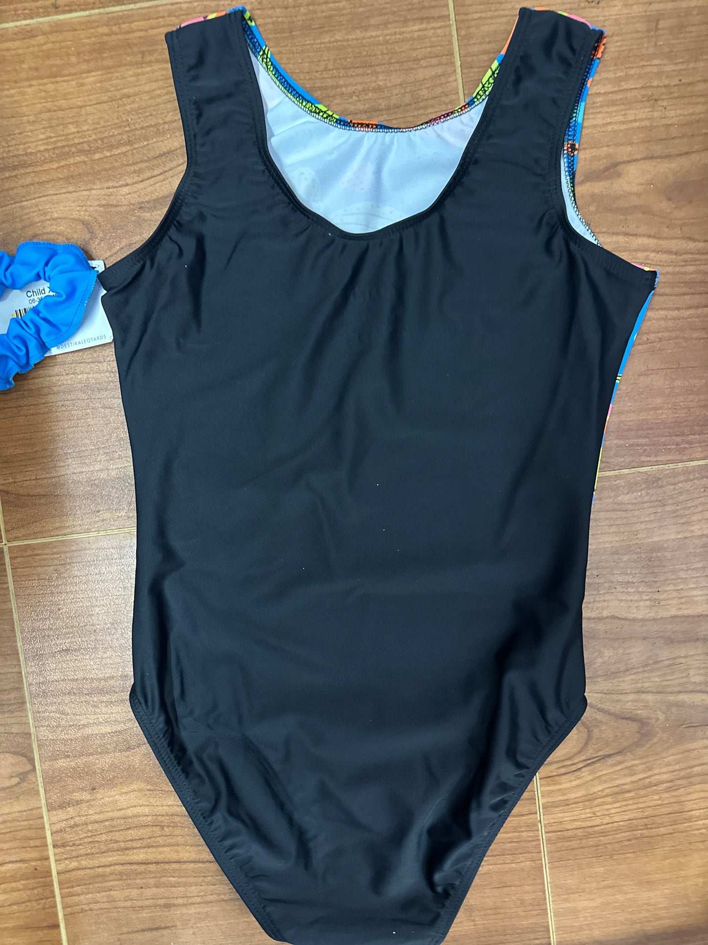NEW Leotard Destira Child XL 12-14 Fruit Punch Tank Tumbling Acro