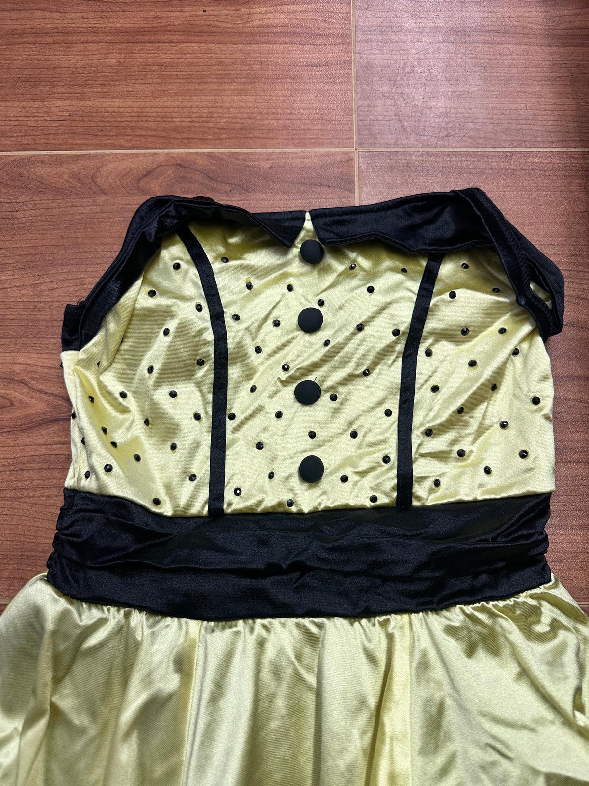 Pre-Owned Costume Weissman 9659 Large Child Yellow Dress Jazz