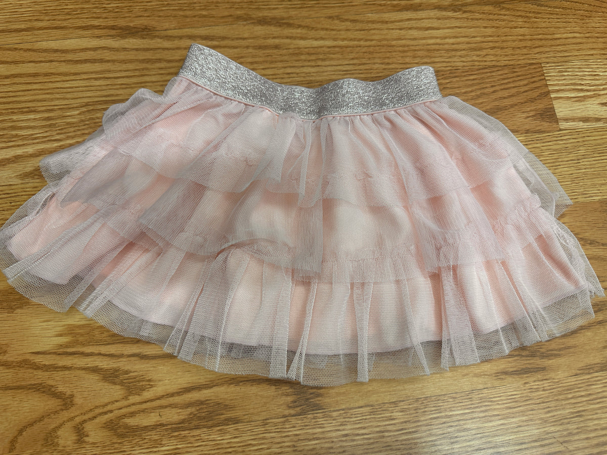 Pre-Owned Skirt Freestyle XS Child Pink Sparkle Ballet Tap Jazz