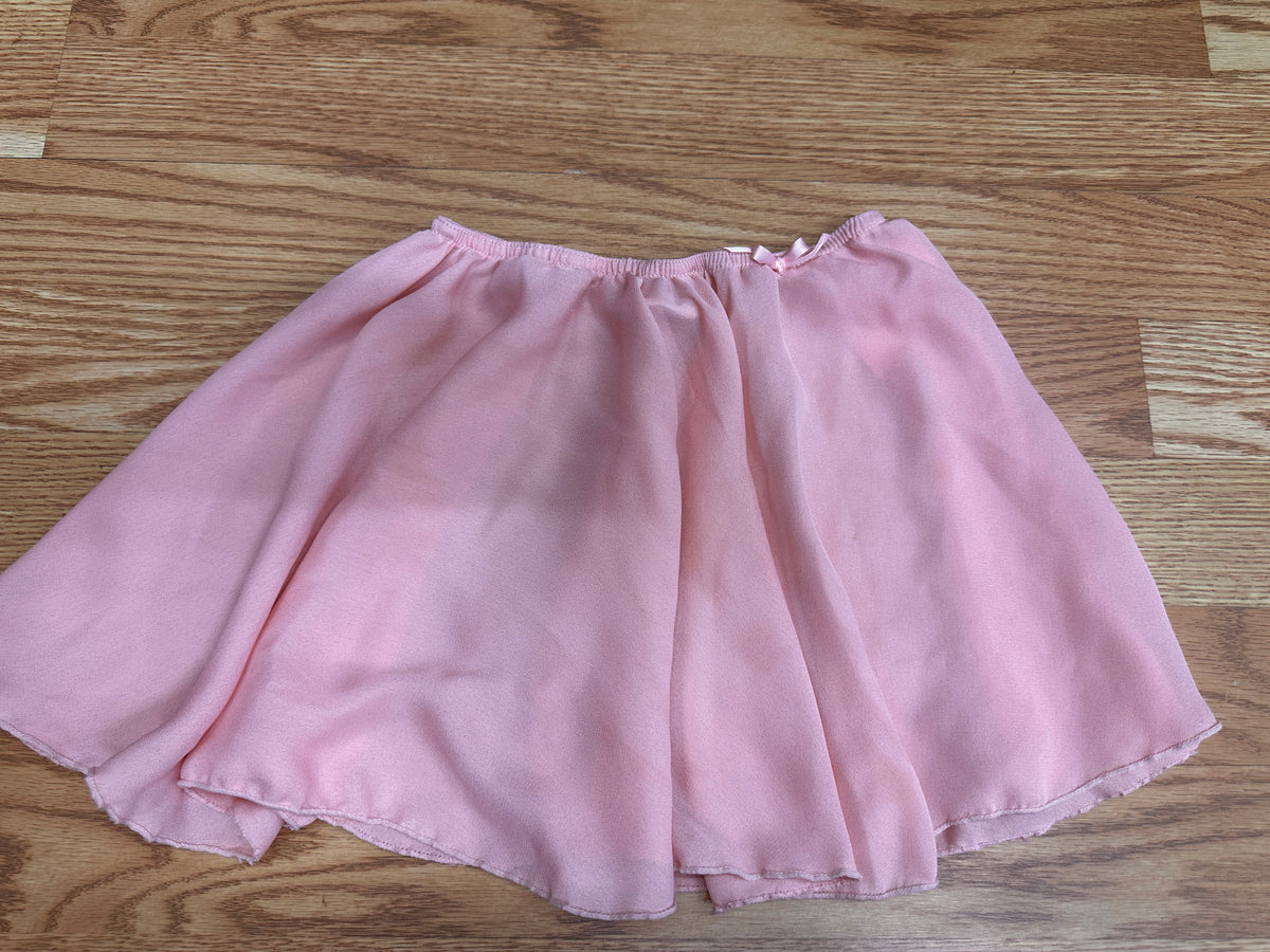 Pre-Owned Ballet Skirt Pink Small/Medium Child Pull On Elastic Waist
