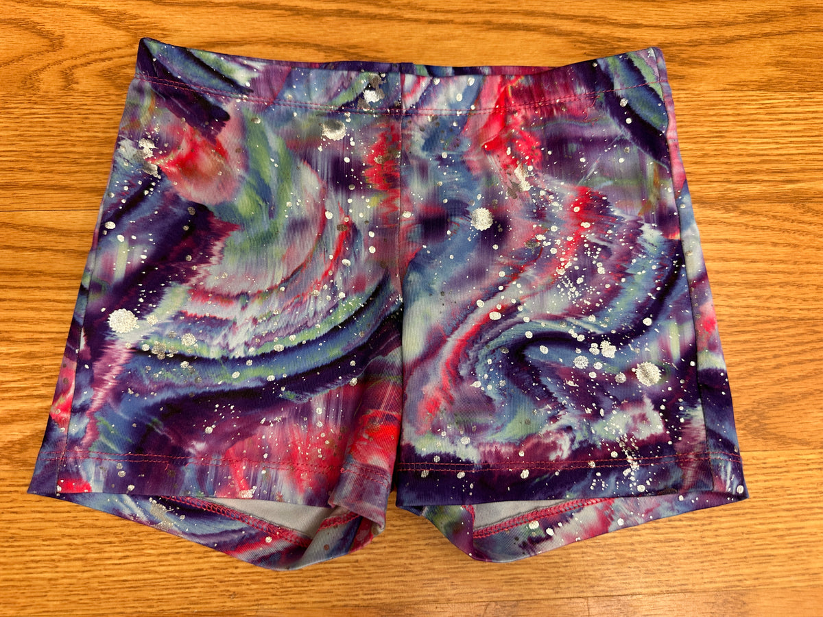 Pre-Owned Shorts Medium Child Colorful Danskin Now Gymnastics Jazz Acro