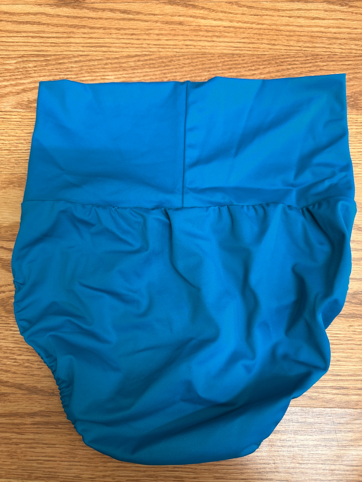 NEW Trunks B Dancewear Medium Adult Teal High Waist Jazz Latin Clogging