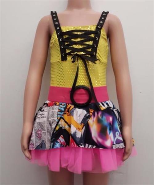 Pre-Owned Costume Dansco   Large Child Bright Colors  Jazz