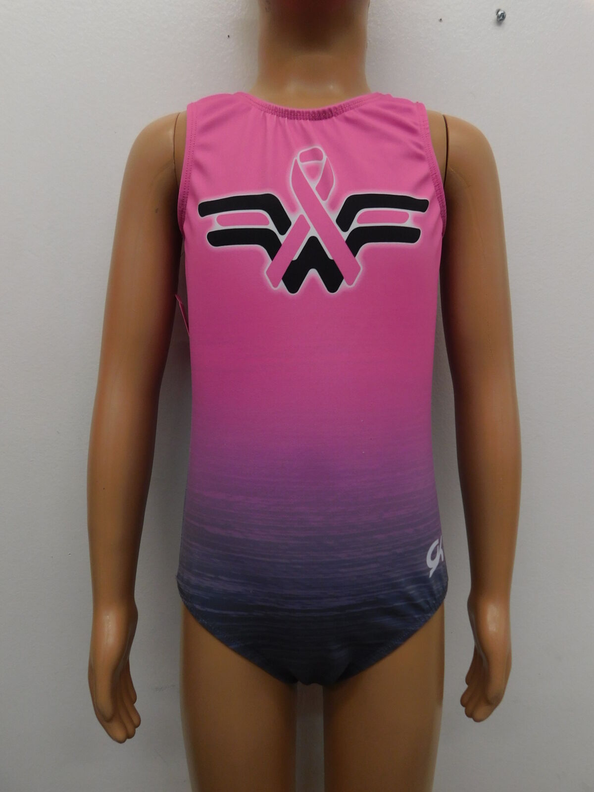Pre-Owned Leotard Gk Sports Small Child Pink Gymnastics
