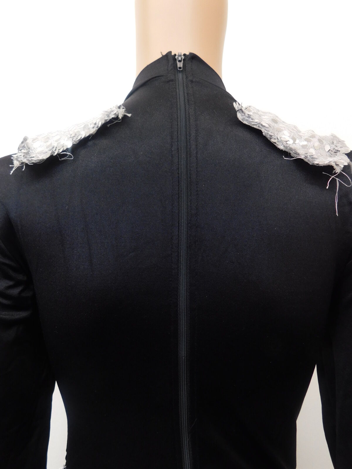 Pre-Owned Costume Unbranded   Medium Adult Black Tuxedo Jazz Sequin Gangster