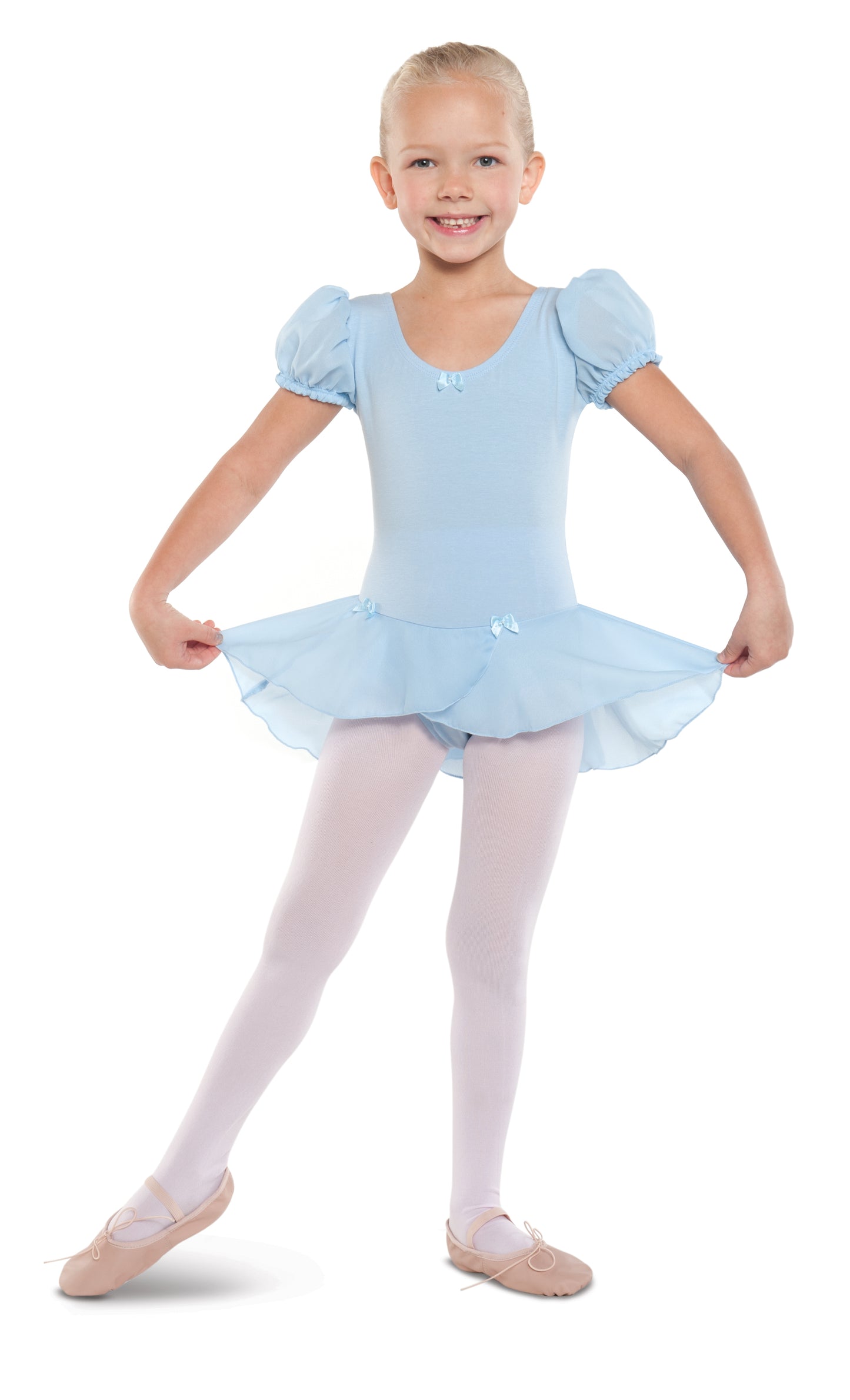 Pre-Owned Leotard Dress Danz N Motion 224 Large Child 12-14 BLACK Ballet Tap