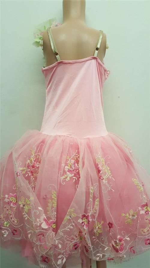 Pre-Owned Costume Curtain Call  E1385 Large Child Pink Tutu Ballet YAGP Sequin