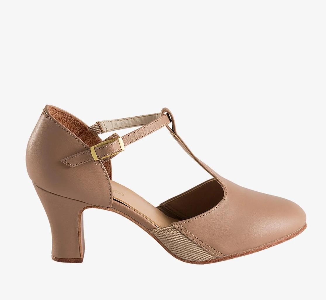 NEW Dance Character Shoes So Danca CH57 Connie 2.5" Heel TStrap