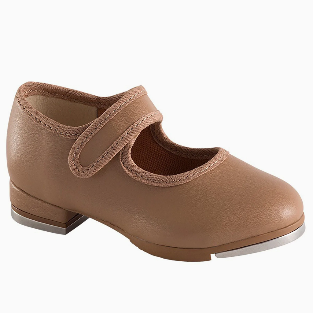 NEW Tap Shoes So Danca TA37 Velcro Girls Sizes Black and Tan