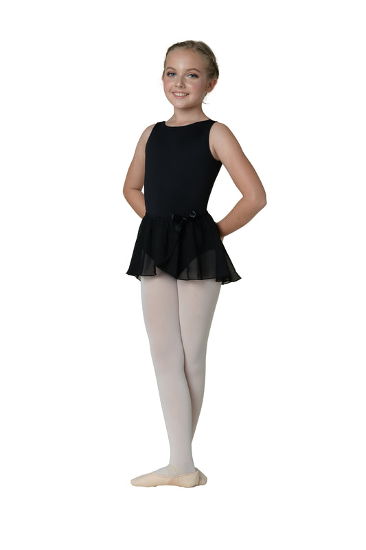 Pre-Owned Skirt Danz N Motion 232 Large Child Black Ballet Tap