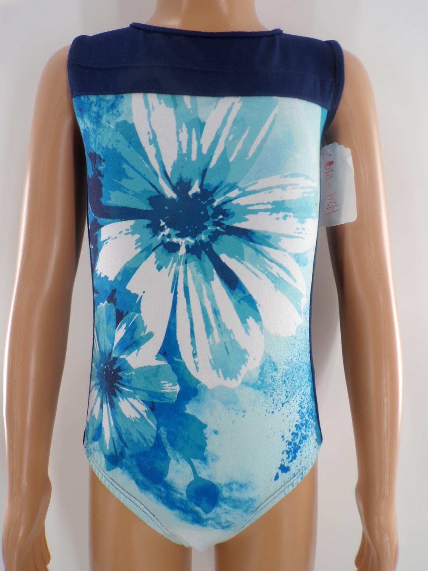 Pre-Owned Leotard Justice   Medium Child Teal  Gymnastics