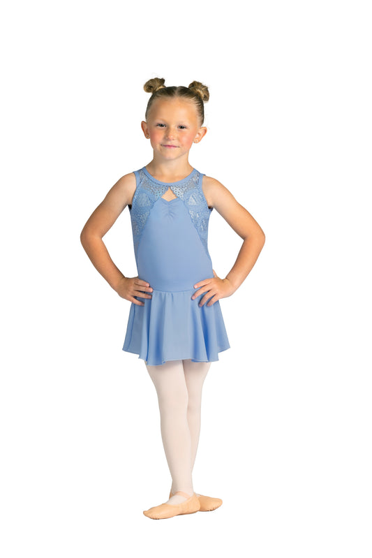 NEW Dance Dress DanzNMotion 24203 Paola Lace Scallop Bolero
