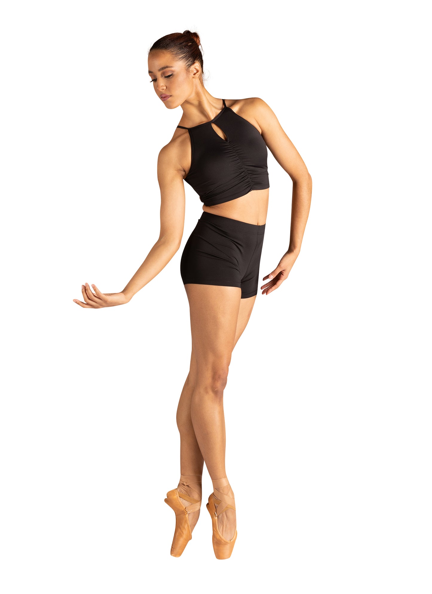 New Crop Top Danz N Motion 24306A Cutaway Shirred Adult Sizes