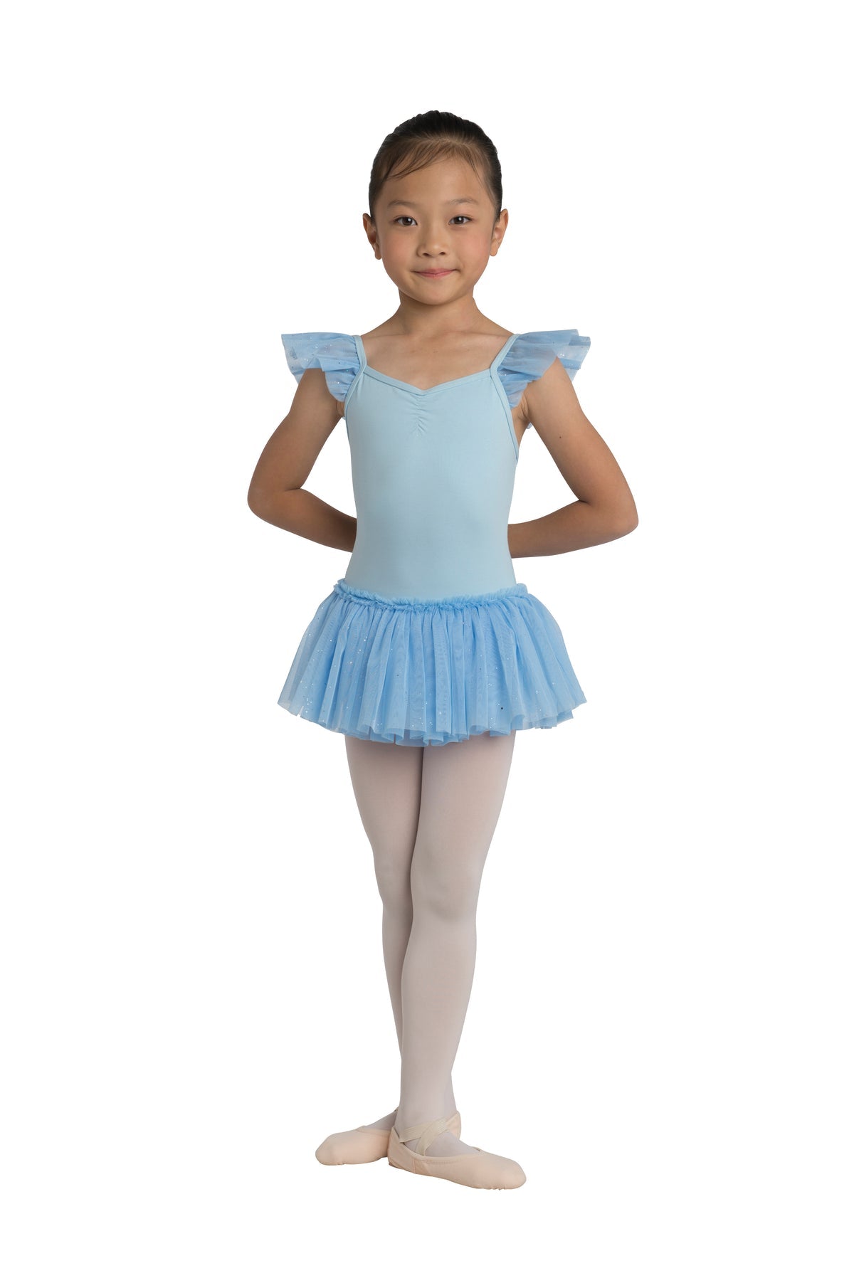 New Leotard Dress Danz N Motion 2462C-Penelope Dress Glitter