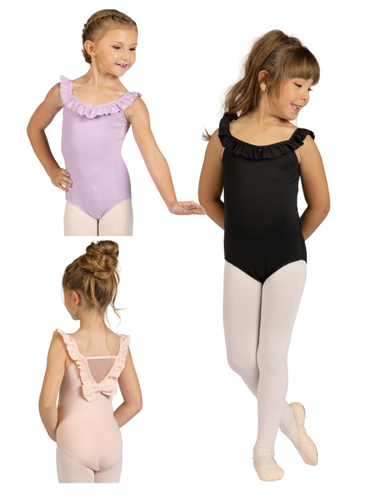 New Danz N Motion 25108C Babe V Mesh Back with Bow Child Sizes
