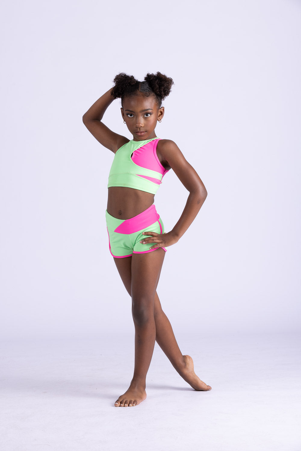 NEW Convention Wear Lily Shorts - 2 Tone DanzNMotion 25401C