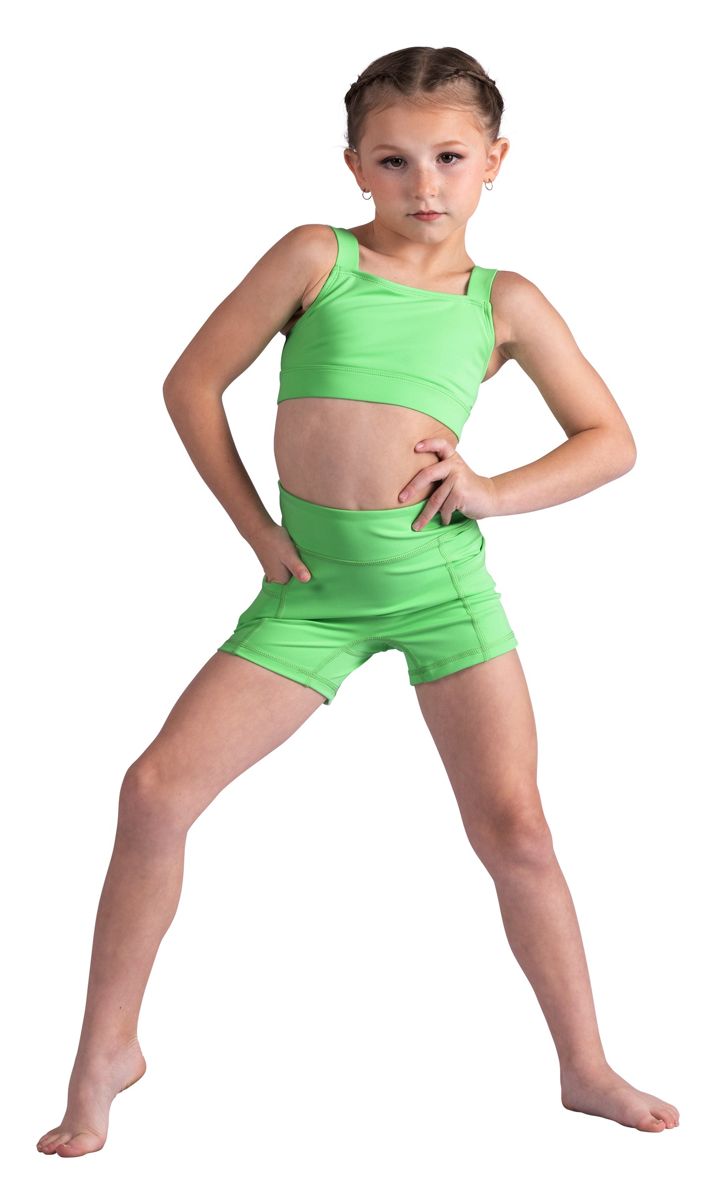New Crop Top Danz N Motion Dakota 25302C 25313C Dance Convention Wear
