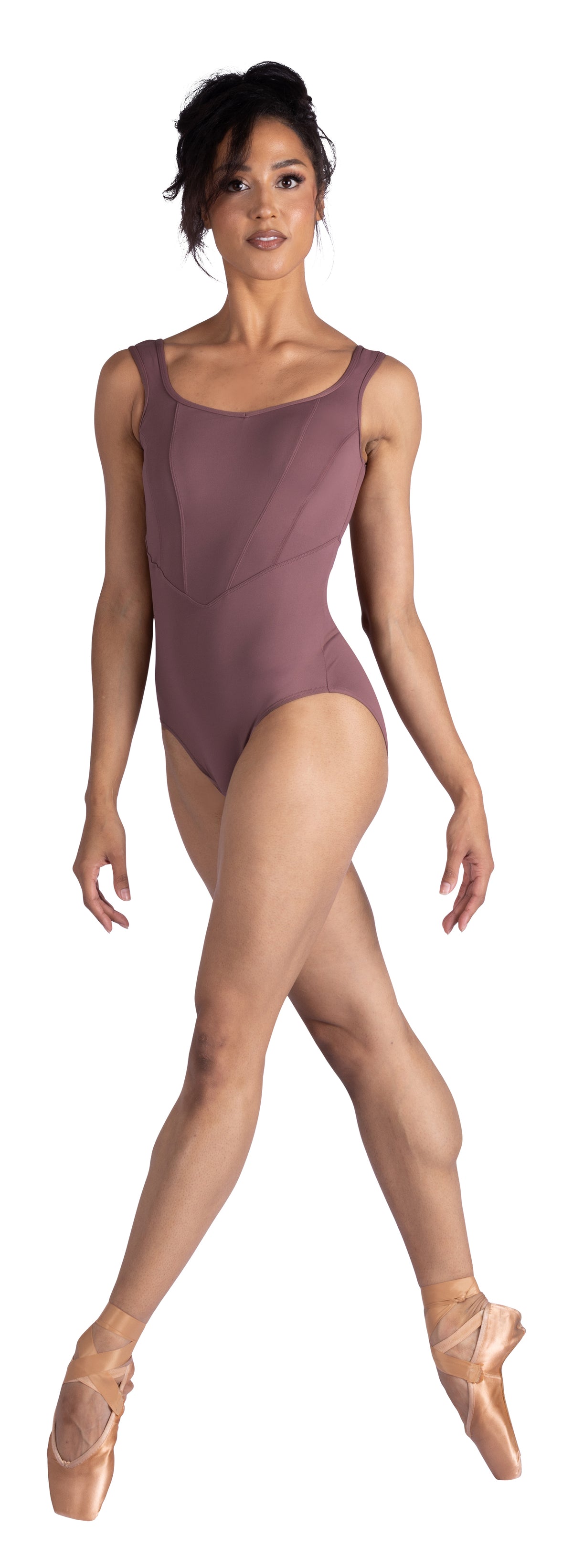 New Leotard Danz N Motion 26105A Harlowe Tank Front Seams Lycra Adult Sizes