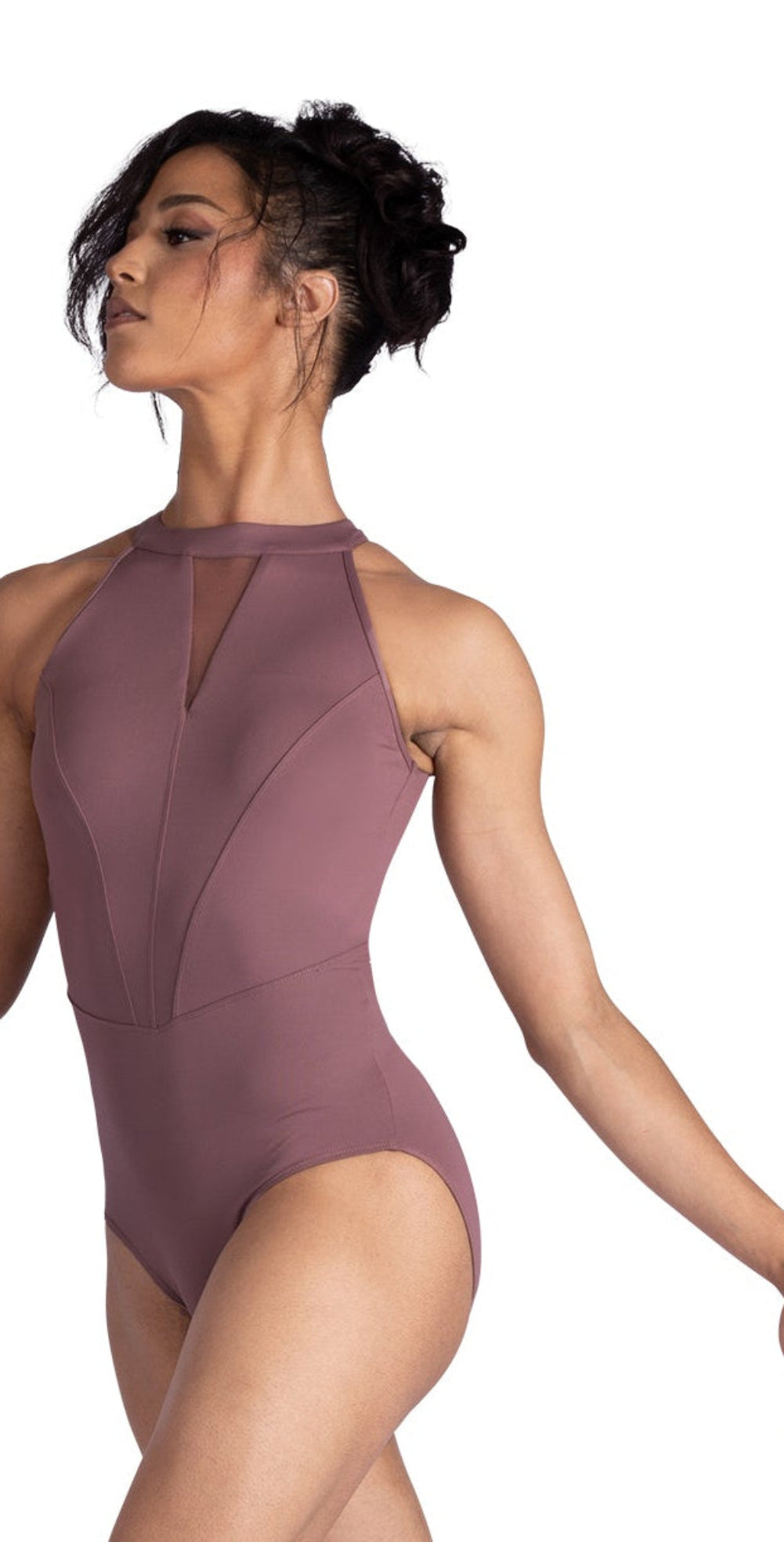 New Leotard Danz N Motion 26108C Rosanda Halter with Mesh