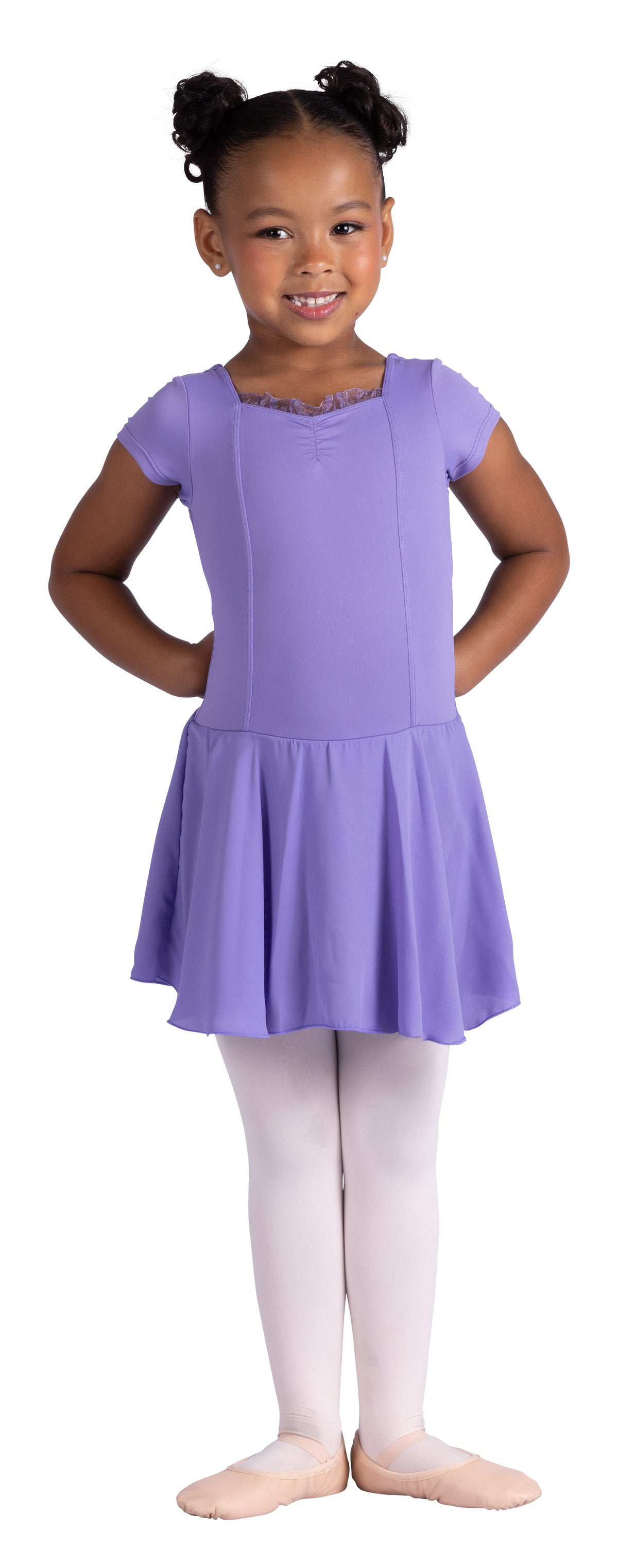 New Leotard Dress Danz N Motion 26202C Lilac Child Sizes Ballet Tap Jazz