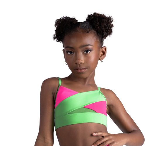 New Crop Top Danz N Motion 26300C Colorful Convention Wear