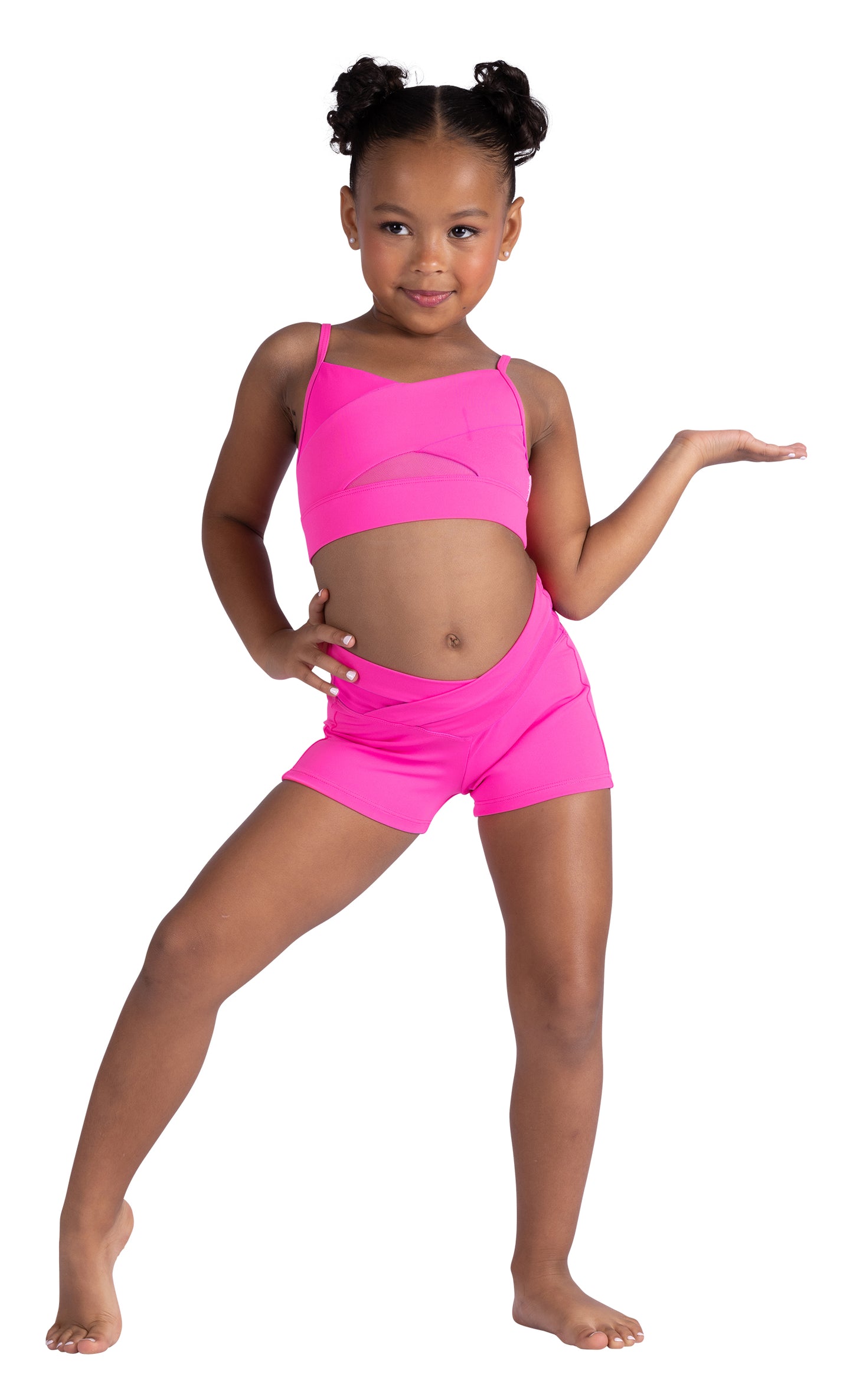 New Dance Shorts Danz N Motion 26406C V Waist Solid