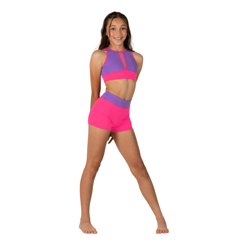 New Crop Top Danz N Motion 26320C Bright & Bold Jazz Convention wear