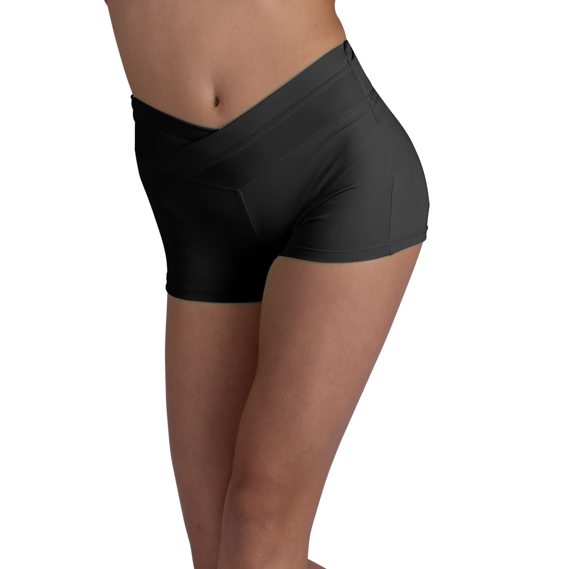 New Dance Shorts Danz N Motion 26406C V Waist Solid