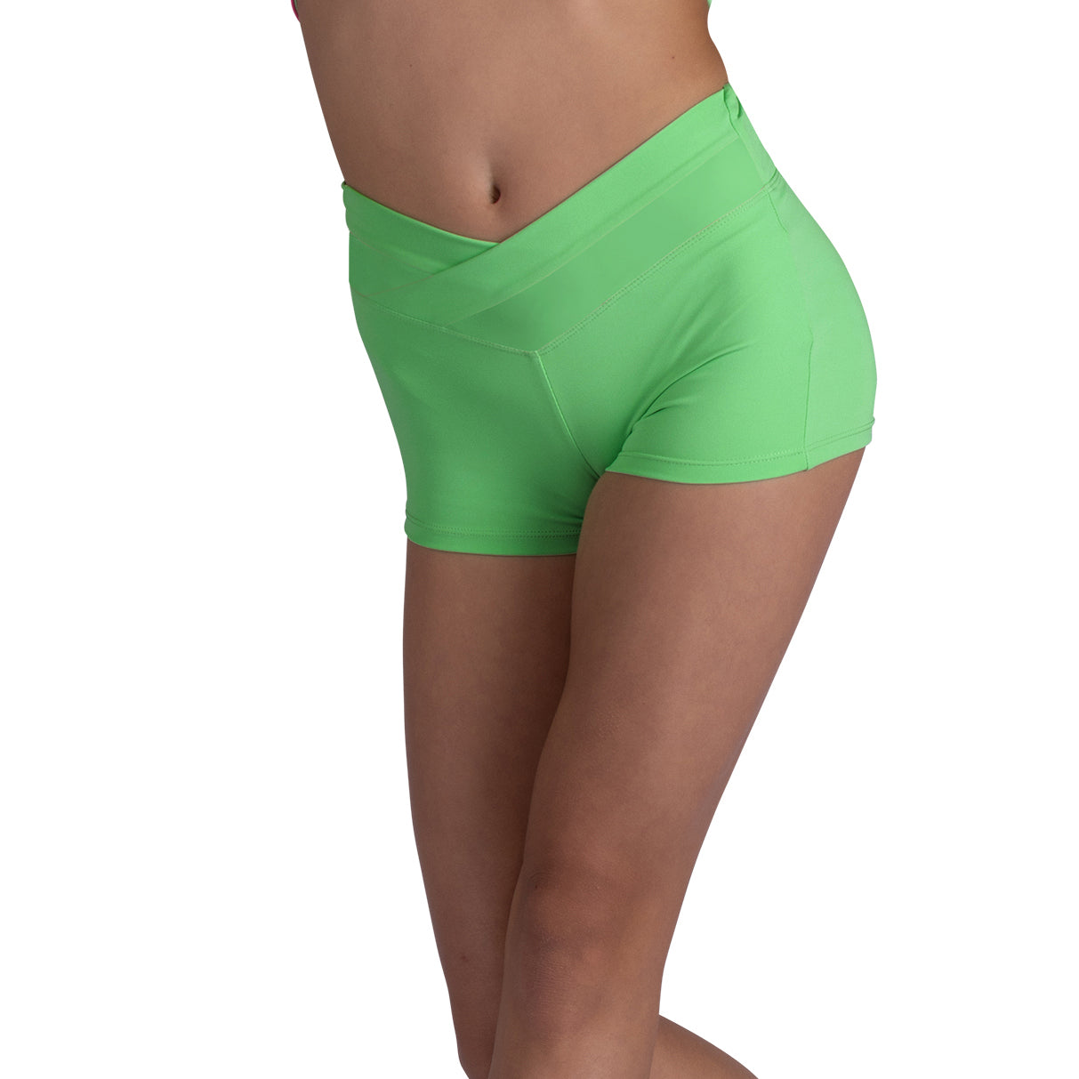 New Dance Shorts Danz N Motion 26406C V Waist Solid