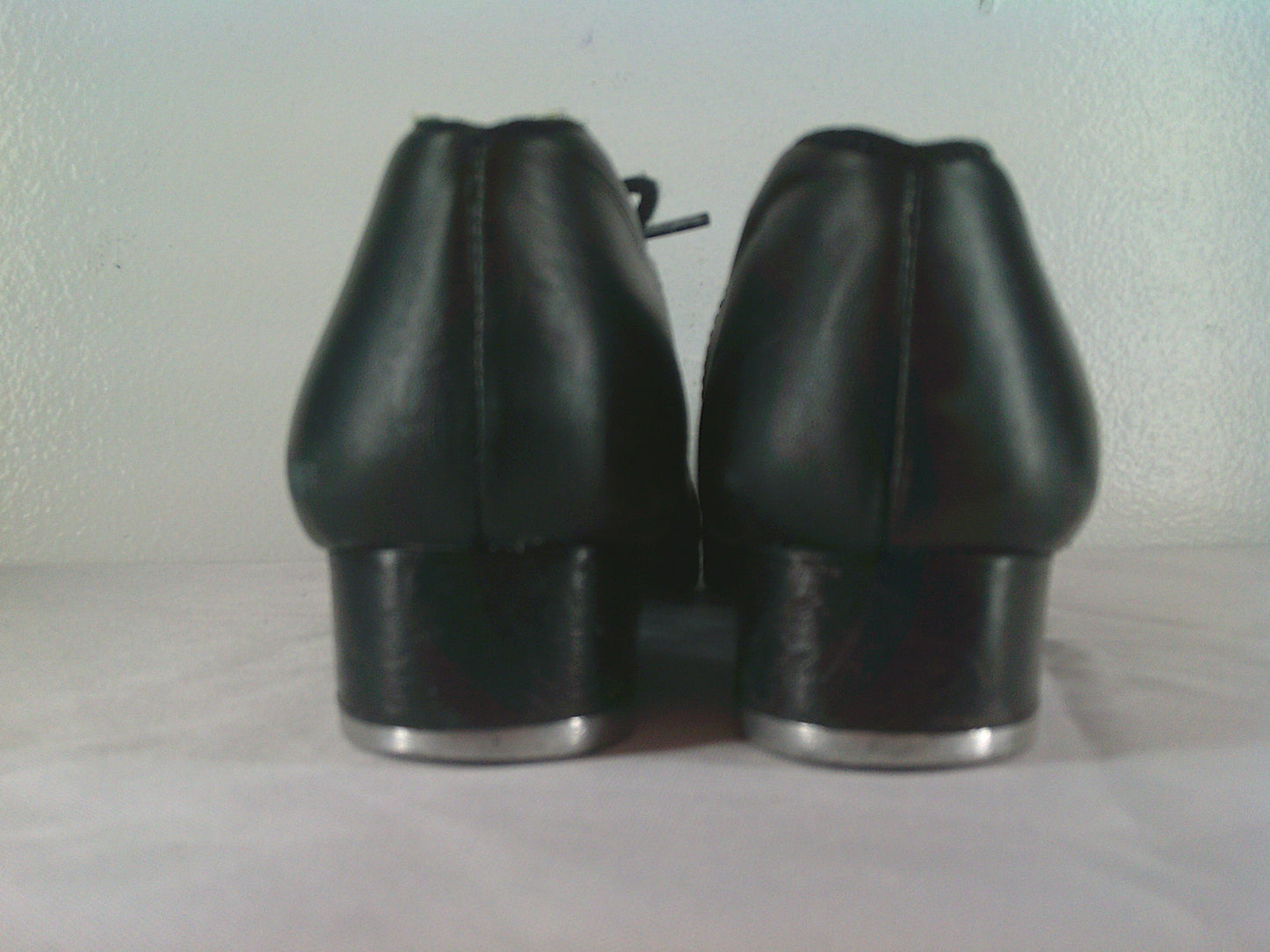 Pre-Owned Black Shoes Capezio Youth 4M Oxford  Lace Up Full Sole