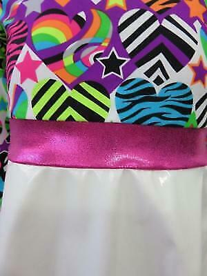 Pre-Owned Costume Curtain Call  E1351 Large Child Colorful 60's Dress Jazz