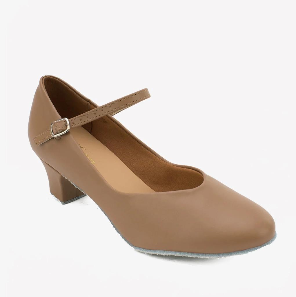 NEW Character Shoes So Danca CH791 1.5" Heel Leather Single Strap Suede