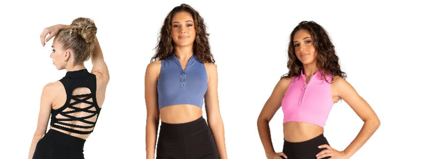 New Top Danz N Motion 2741A-Sloan Top Scuba Strappy Back
